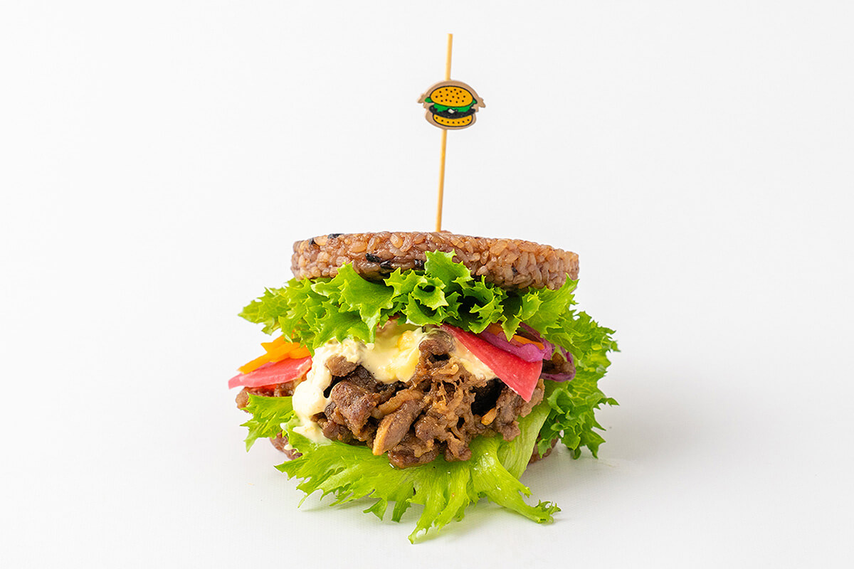寝かせ玄米・焼肉バーガー