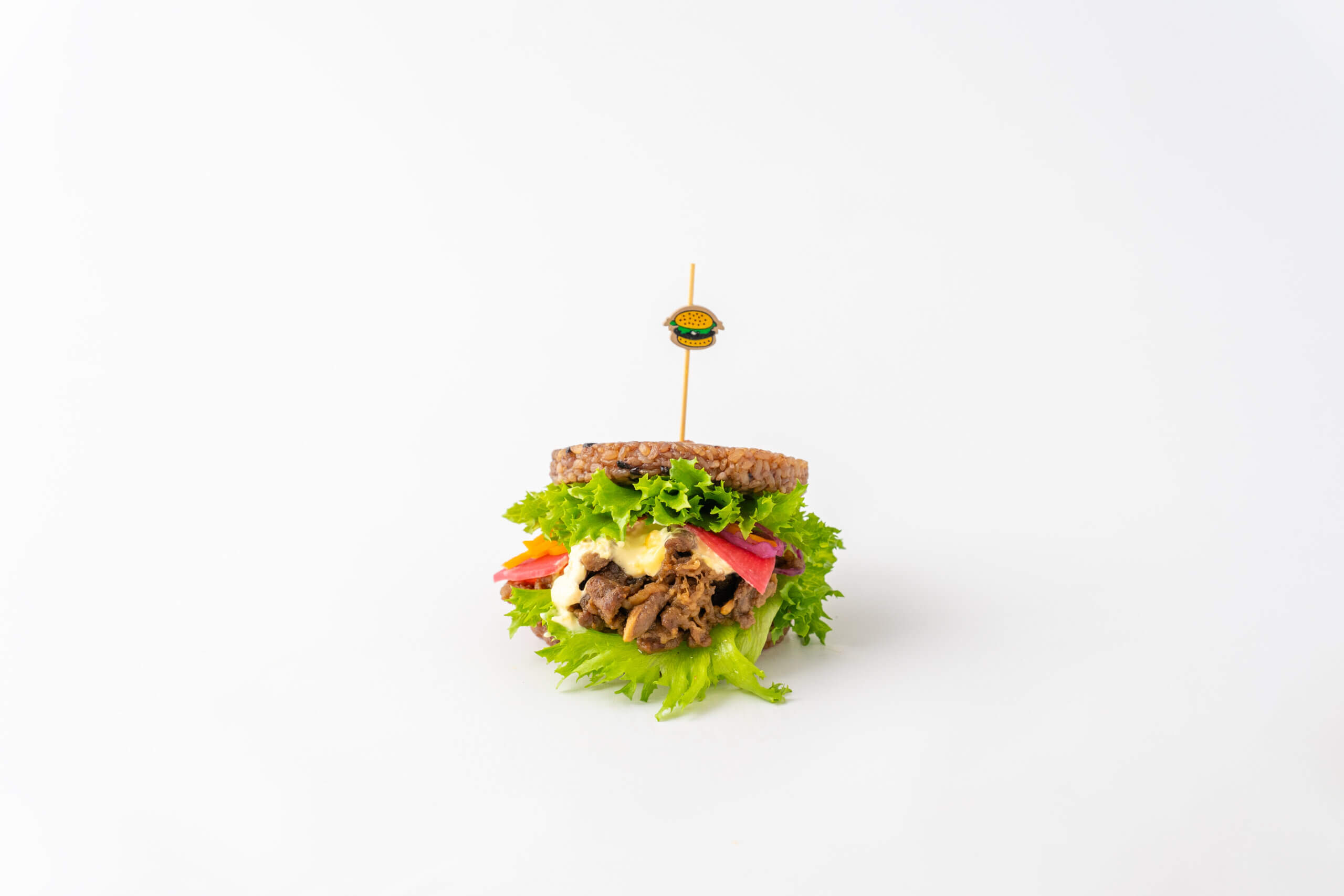 寝かせ玄米・焼肉バーガー