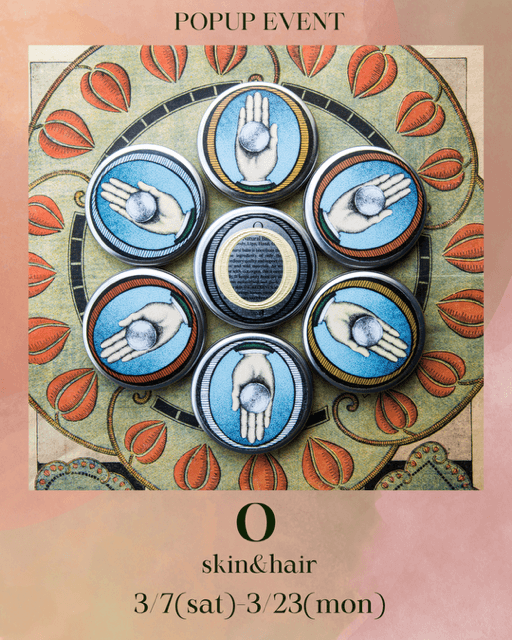 3階コスメフロア　肌、髪、心、地球、全てを守るトータルケアブランドのPOPUPイベントのお知らせ