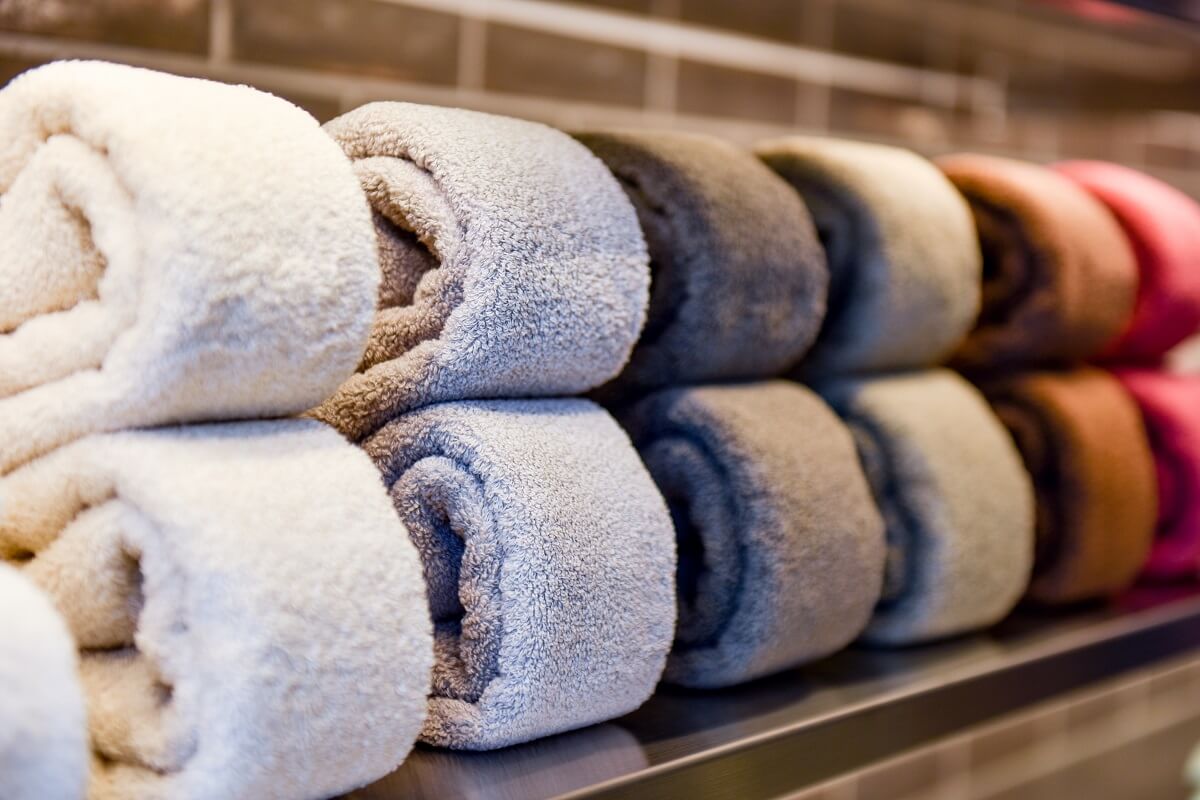 What is the safest and most comfortable towel in the world at GOOD NATURE HOTEL KYOTO?