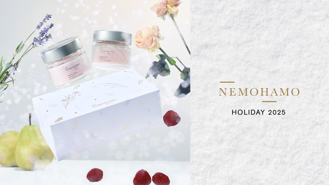 【NEMOHAMO】初のバスソルト2種が数量限定のHOLIDAY BOXとして登場